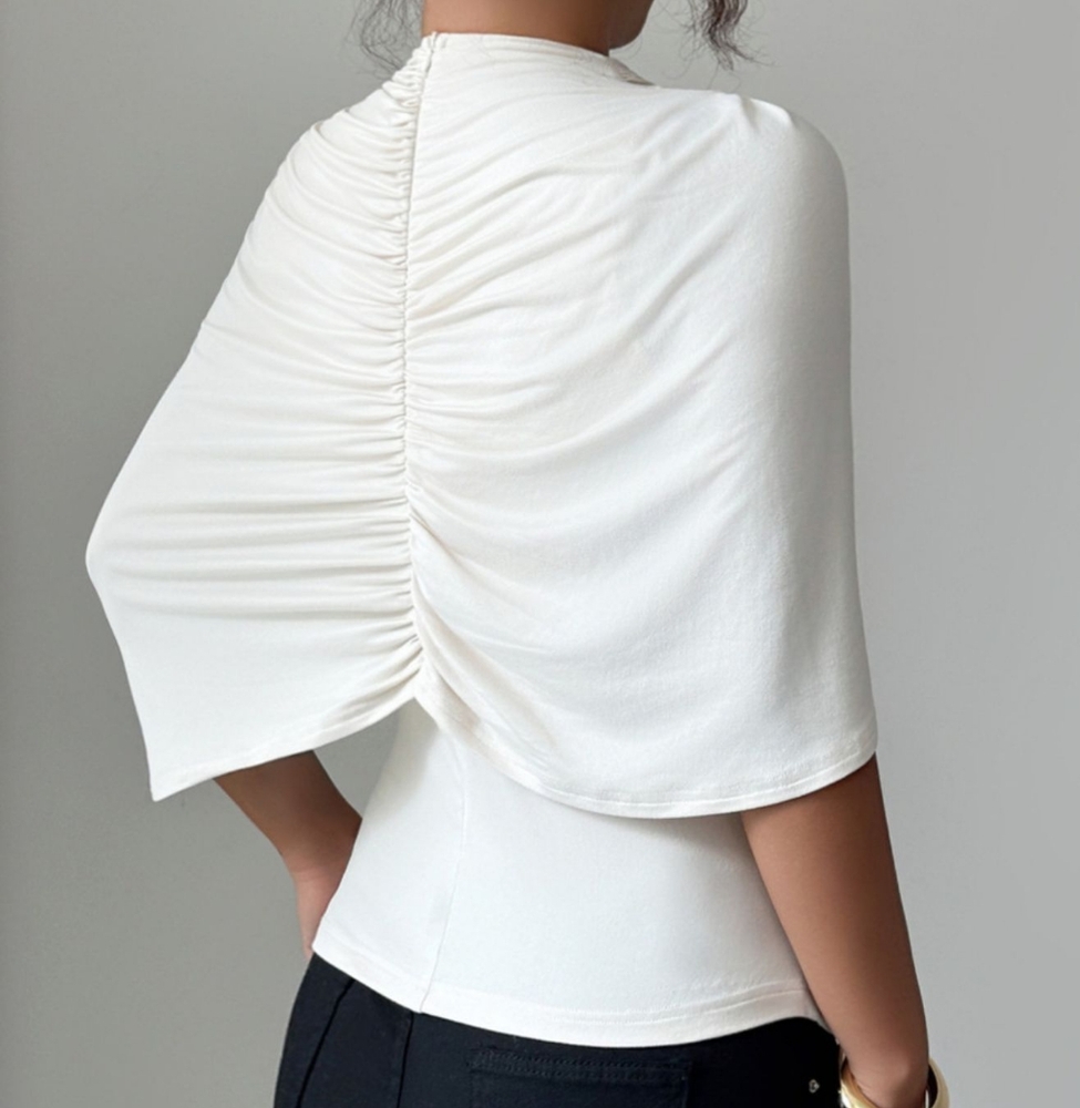 Stylish Apricot Women's Top - Picture 5 of 8